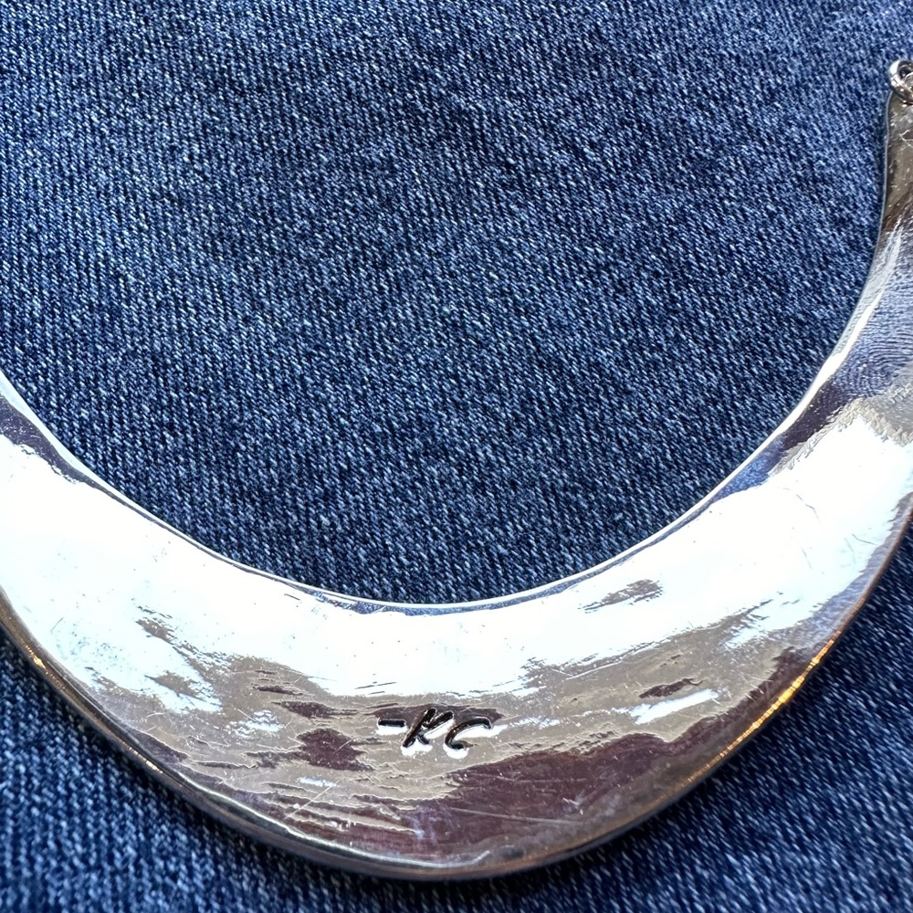Silver Metal Collar Necklace by Kenneth Cole New York necklace Cowgirl, … - Picture 3 of 5